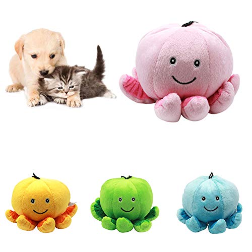 Yeshai3369 - Juguete para Masticar Pulpo de Peluche para Mascota, Perro, Cachorro o Gato