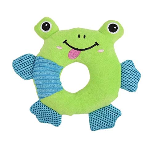 YLCWZD Perros Juguete Perro Animal De Dibujos Animados En Forma De Perro De Peluche De Juguete para Mascotas Squeak Chew Bite Sound Molar Toys Funny Interactive Plush Cat Toy, 1 Pc Plush