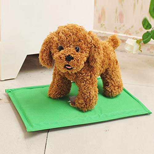 YOUJIAA Perros Gatos Alfombra de Enfriamiento Doble Cara Estera de Jaula Alfombrilla de Refrigeración para Mascotas (Verde, 40 * 60cm)