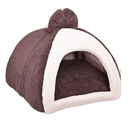 YUIOP Caseta para Perros Four Seasons Universal Removable Cerrada Caseta para Perros Winter Warm Pet House