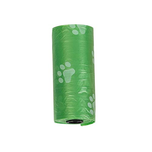 YUnnuopromi 2 rollos/30 Unidades de Bolsas para Recoger Huellas de Perro y Cachorro, Bolsas para excrementos de Caca de Perro, Suministros degradables para Mascotas, Color al Azar