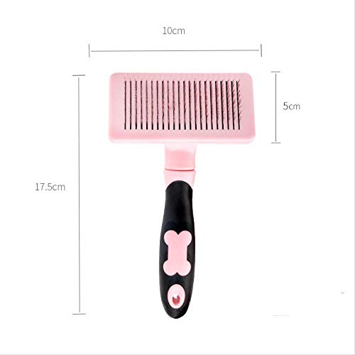 ZGRZ Perros Gatos Cepillo Cepillo para Mascotas Cepillo para Perros Cepillo para Gatos Peine para Perros Peine para Gatos Satos Peine para El Cabello Shaggy Hair Remover Cepillo para Arco