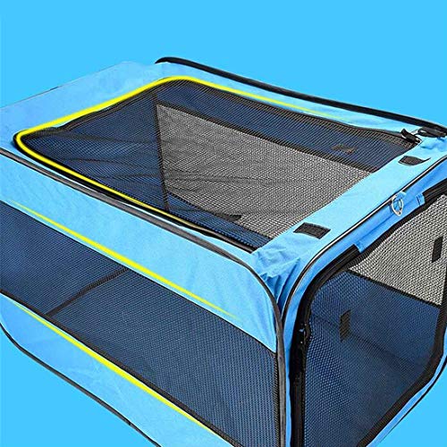 Zhyaj Caseta Perros Exterior, Portátil Plegable Oxford 600D Tienda De Mascotas Carpa para Gato Perro Jaula Cachorro De Parque Operación Fácil Valla Octogonal Casa Perro Grande,A