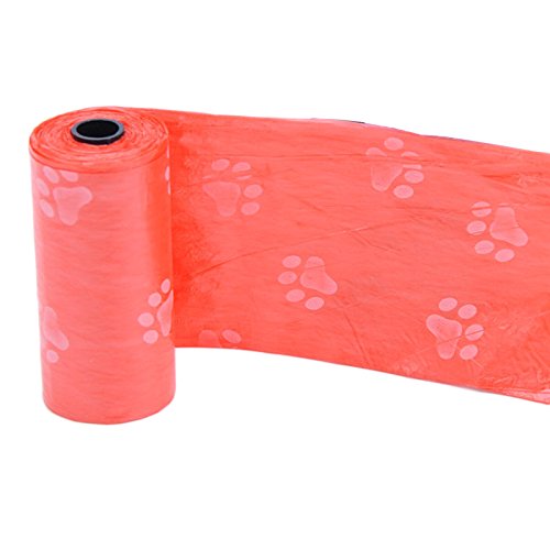 ZUHANGMENG Bolsa de Basura 10Rolls Pet Pick Up, Bolsa de Basura de Limpieza Impresa de Color para Mascotas, Bolsa de Basura ecológica, Material degradable, Bolsas de Limpieza portátiles para Mascotas