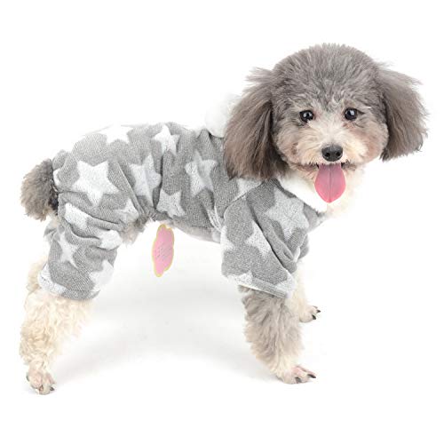 Zunea - Pijama para perro pequeño con capucha para cachorro