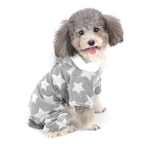 Zunea - Pijama para perro pequeño con capucha para cachorro