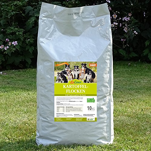 10 kg LuCano copos de patatas Perros barf Complemento Forro, sin cereales