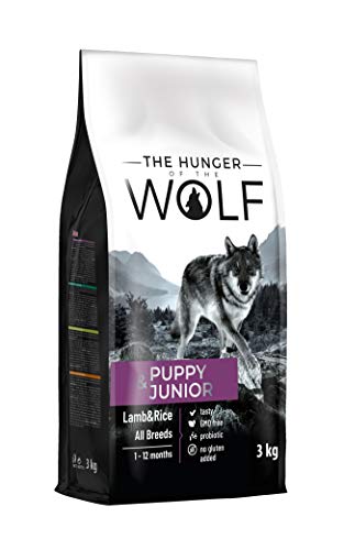 Alimento seco para cachorros y animales jóvenes con cordero y arroz de todas las especies, fórmula delicada, 3kg