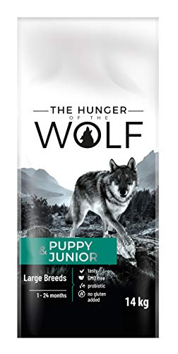 Alimento seco para cachorros y perros jóvenes de razas grandes y gigantes, con alto contenido de carne de aves de corral, 14 kg