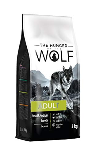 Alimento seco para perros adultos de razas pequeñas y medianas, con pollo, vitamina E y C, 3kg