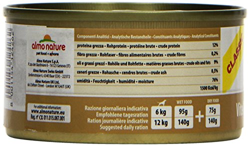 almo nature Dog HFC Natural Ternera - Paquete de 24 x 95 gr - Total: 2280 gr