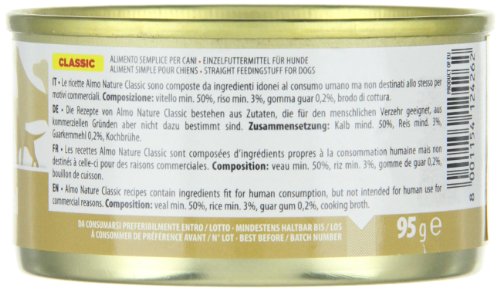 almo nature Dog HFC Natural Ternera - Paquete de 24 x 95 gr - Total: 2280 gr