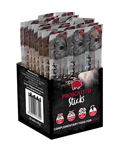 ALPHA SPIRIT Snack Perro Jamón 1 Caja x 30 barritas Individuales