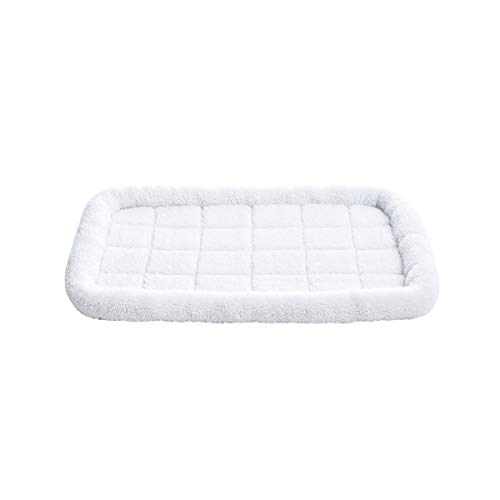 AmazonBasics - Cama acolchada con rebordes para mascotas: 89 x 56 cm