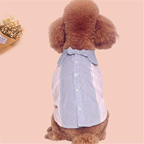 AMURAO Pequeña Camisa para Mascotas Ropa para Perros de Verano Ropa para Perros Boy Ropa para Perros Traje Traje Caniche Schnauzer Pug Ropa