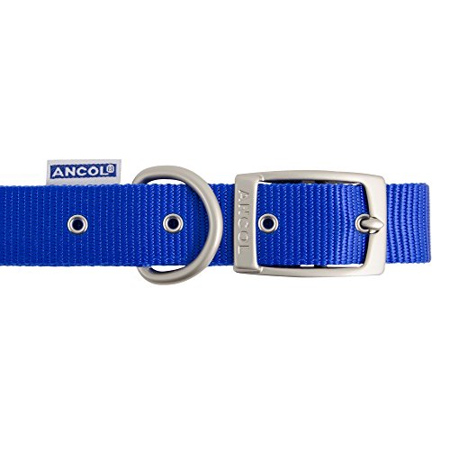 Ancol Patrimonio Nylon Collar de Perro, Mediano, Rojo