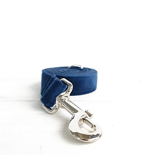 AOMEO Arnés para Correa De Collar para Perro - Azul Geeignet für Kleine, mittlere Oder große Hunde Benutzerdefinierte Größe