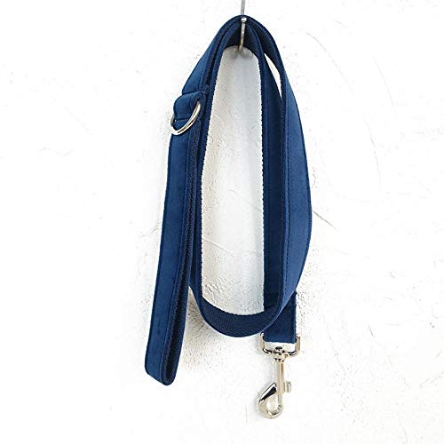 AOMEO Arnés para Correa De Collar para Perro - Azul Geeignet für Kleine, mittlere Oder große Hunde Benutzerdefinierte Größe