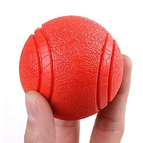 BASMPP Bolas de Caucho sólido Pelota saltarina Resistente Indestructible Perro Entrenamiento Bola Mascota Juguete para Mascotas Perros Masticar Jugar Traning Ejercicio IQ Tratar Bola