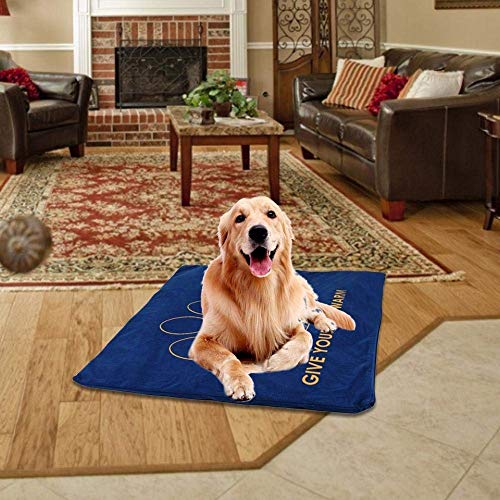 BHDYHM Mascota del cojín de calefacción, eléctrico Placa Térmica for perros y gatos Mat Calentamiento cubierta con apagado automático almohadilla perros mascota gato calefacción rellena cachorro grand