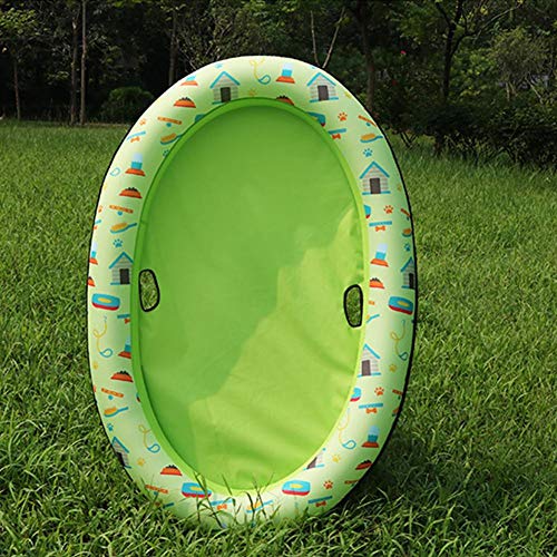 Bote inflable plegable - bote de flotador de piscina para perros para mascotas juguetes de agua para perros juguetes de natación para perros juguetes de playa inflables y piscina para perros cachorros