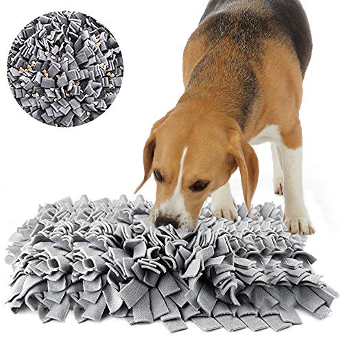 BVAGSS Perro Snuffle Feeding Mat para la Nariz Juguete de Juego Estera de alimentación Estera de Entrenamiento Manta XH051 (Black)