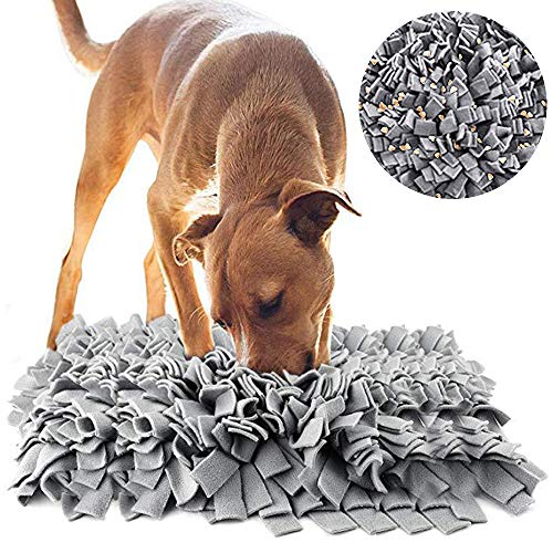 BVAGSS Perro Snuffle Feeding Mat para la Nariz Juguete de Juego Estera de alimentación Estera de Entrenamiento Manta XH051 (Black)