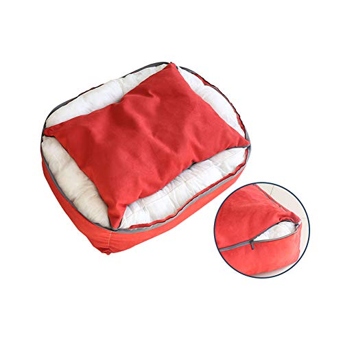 Cama para mascotas, habitación de mascotas, cama para gatos, cálida en invierno, universal para todas las estaciones, extraíble y lavable, piel de ciervo apta para mascotas de tamaño pequeño y mediano