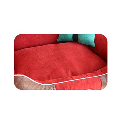 Cama para mascotas, habitación de mascotas, cama para gatos, cálida en invierno, universal para todas las estaciones, extraíble y lavable, piel de ciervo apta para mascotas de tamaño pequeño y mediano