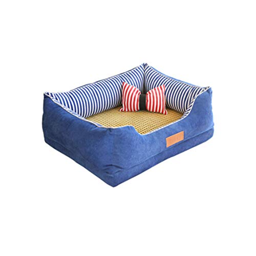 Cama para mascotas, habitación de mascotas, cama para gatos, cálida en invierno, universal para todas las estaciones, extraíble y lavable, piel de ciervo apta para mascotas de tamaño pequeño y mediano