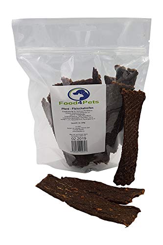 Carne rayas para perros de caballos Carne 250 g – naturales kaustreifen para su perro