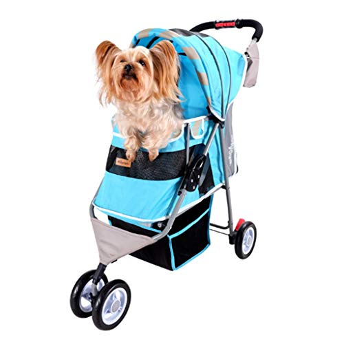 Carritos Cochecito para Perro Cochecito para Mascotas Vehículo Todoterreno para Perros Y Gatos Perros Plegables Bolsas De Mascotas para Gatos Portátiles Puede Soportar 10 Kg