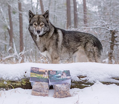 Dehner Wild Nature - Comida para Perros, Cubitos de pulmón de Ciervo, sin aditivos, 200 g