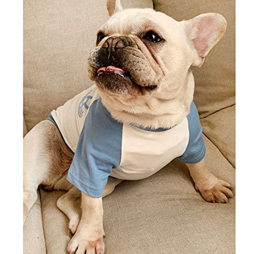 DOGCATMM Patchwork Mascota Camisa De Perro Ropa De Perro Ropa De Perros Ropa para Perros Ropa para Perros Ropa para Perros Bulldog Francés Ropa para Mascotas Perro Mascota Abrigo