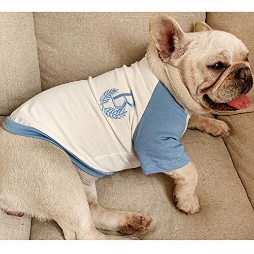 DOGCATMM Patchwork Mascota Camisa De Perro Ropa De Perro Ropa De Perros Ropa para Perros Ropa para Perros Ropa para Perros Bulldog Francés Ropa para Mascotas Perro Mascota Abrigo