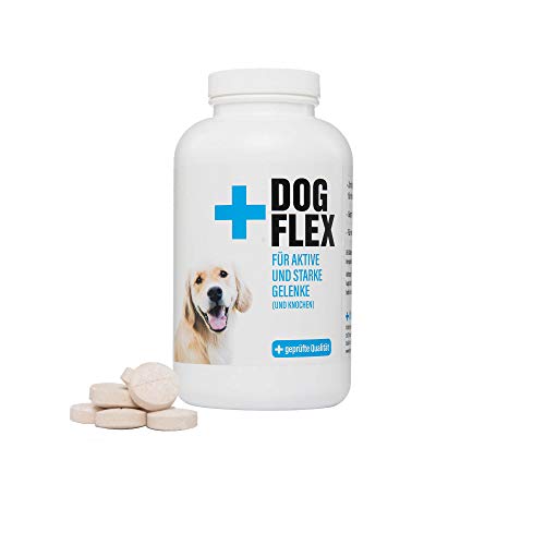 dogflex Suplemento nutricional articulaciones para perros, color verde lipp caracola polvo perro, protección contra artrosis | Glucosamina, Chon droitin, MSM, harpagófito hochdosiert, 150 pastillas