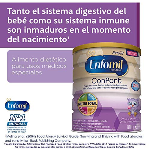 Enfamil Confort Fórmula para Bebés con Trastornos Digestivos - 800 g