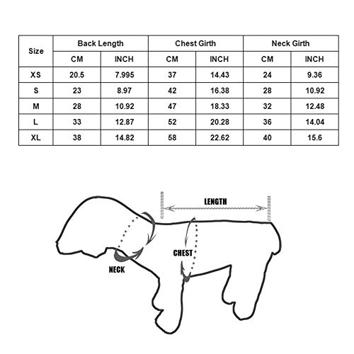 Feidaeu Pet Coat Fleece Keep Warm Anti-Ball Antibacterial a Prueba de Viento Ropa de Gato Bulldog Francés cómoda, Transpirable y Duradera