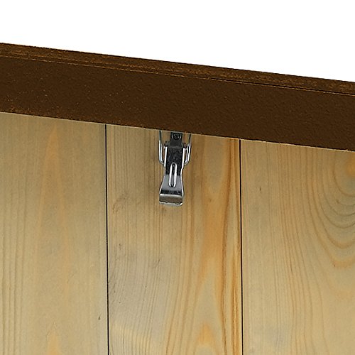 Ferplast Caseta de exterior para perros BAITA 80, Madera ecosostenible, Pies aislantes, Puerta con perfil de aluminio resistente a las mordeduras, Techo abrible, 102 x 70 x h 65,5 cm