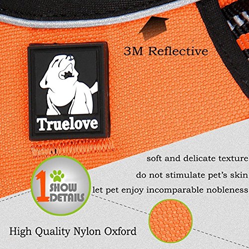 Fit en Everyway resistente nailon Front Range reflectante 3 m no Tire Arnés del perro ajustable Pet Chaleco Acolchado con mango