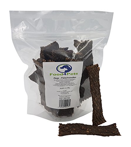 Food4Pets - Tiras de carne para perros (3 unidades, 250 g, en bolsa con cierre)