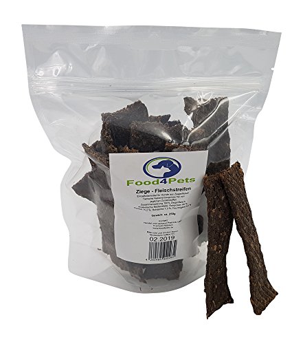 Food4Pets - Tiras de carne para perros (3 unidades, 250 g, en bolsa con cierre)