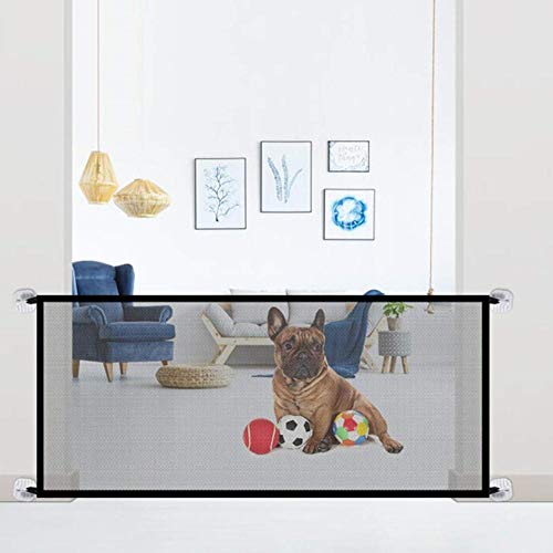 G-wukeer Red De Aislamiento De Seguridad Para Mascotas, Valla De Seguridad Portátil Con Puerta De Malla Plegable Puerta De Seguridad Para Perros Red De Aislamiento Para Perros Para Perros, 180 × 72 Cm