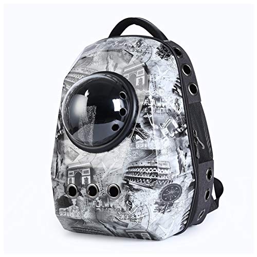 GAOXIAOMEI Mochila para Transportar Mascotas, Mochilas para Perros y Gatos, Perros Gatos Transportín, Mochila de Viaje para Mascotas, Perros Gatos Transportín Jaula, para Viajar/Senderismo/Camping,D