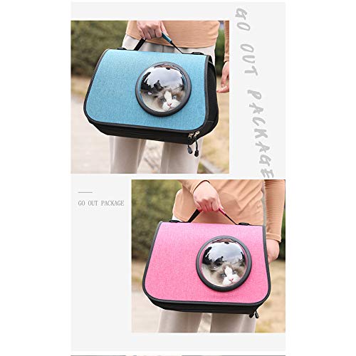 GAOXIAOMEI Mochilas para Perros y Gatos Mochila para Transportar Mascotas Mochila para Cápsulas Bolsa de Transporte para Mascotas Perros Gatos Transportín Gato Bolso Jaula para Caminar Viaje,B