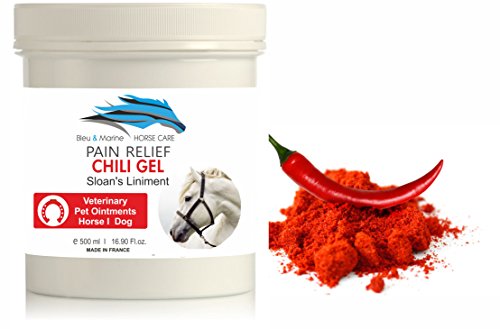 Gel de Chili Caballo 500 ml Bálsamo Caballo Linimento Anti Dolor con Capsaicina