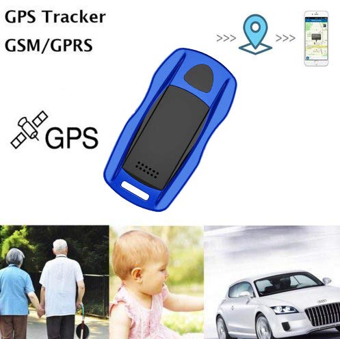 Hangang Rastreador GPS para Perros y Gatos,Último Modelo Localizador GPS Resistente al Agua se Ajusta al Collar para Perros con Seguimiento de Actividad. (Azul)