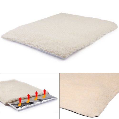 JINGJING Gato Perro Mascota Cama Estera Térmica Alfombra Auto Calefacción Cojín Colchón Lavable Caliente Suave,L