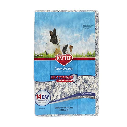 Kaytee Material para Nido superabsorbente, Cama de Papel perfumado, Control Extremo del Olor, Clean & Cozy