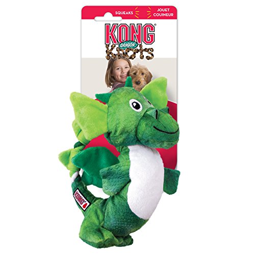 KONG - Dragon Knots - Juguete con cuerdas antirrotura - Raza mediana/grande (varios colores)